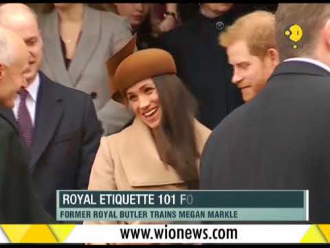 Megan Markle being trained by ex-royal butler