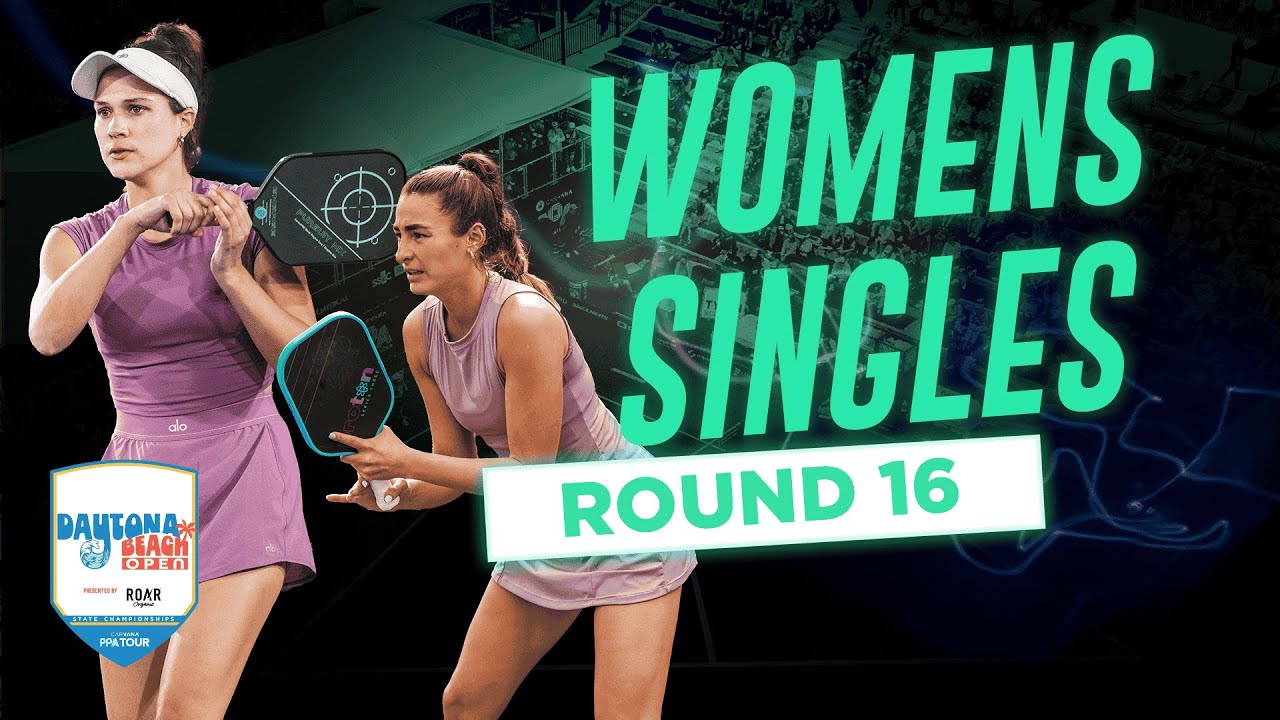 Dominique Schaefer v Angie Walker at the Daytona Beach Open