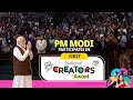 LIVE: PM Modi presents 1st ever 'National Creators Awards' at Bharat Mandapam