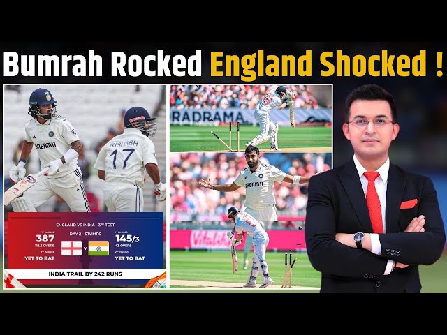 IND vs ENG : Jasprit 5 Wicket Haul, Eng All Out for 387 in Lord’s Test  Bumrah Rocked Eng Shocked !
