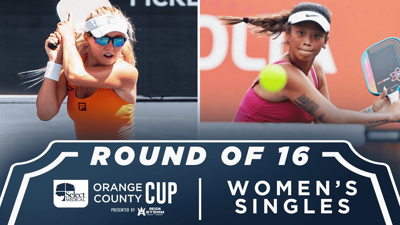 Anna Leigh Waters v Ting Chieh Wei at the Select Medical Orange County Cup