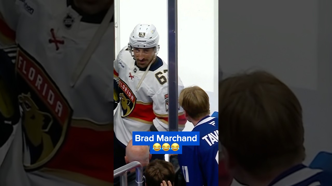Battre les Leafs, ça fera toujours plaisir à Brad Marchand! 😁 #NHLPlayoffs