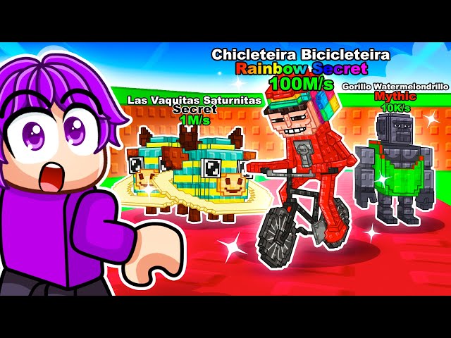 I used INFINITE LUCK to UNLOCK NEW CHICLETEIRA BICICLETEIRA in Roblox Steal a Brainrot!