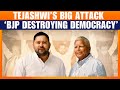 Tejashwi & Lalu Launch ‘Voter Adhikar Yatra’ | “Won’t Let BJP Destroy Democracy” | News9