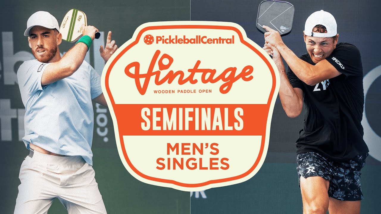 Federico Staksrud v Connor Garnett at the Pickleball Central Sacramento Vintage Open