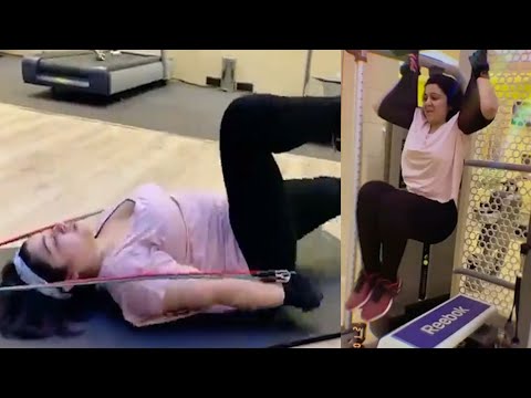 Actress Charmee Kaur latest workout video goes viral