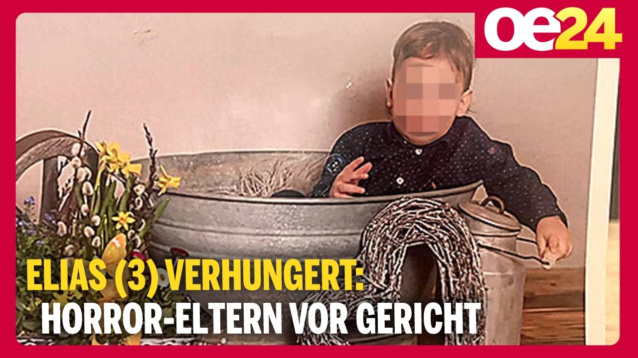Elias (3) verhungert: Horror-Eltern wegen Mordes vor Gericht