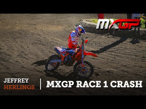 Herlings Crash - MXGP Race 1 - MXGP of Pietramurata 2021 #Motocross
