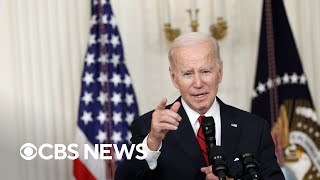 Biden touts economic growth, “Invest in America” plans