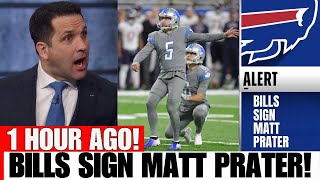 🚨URGENT! JUST HAPPENED! BILLS SIGNING PRO BOWL MATT PRATER! CAN CELEBRATES!  BUFFALOS BILLS NEWS