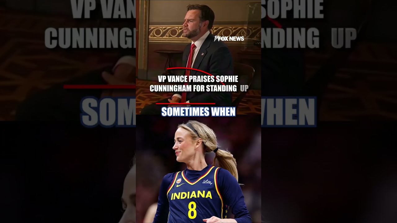 Vance PRAISES Sophie Cunningham for standing up for women's sports #shorts #us #news #foxnews