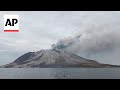 Dozens of Indonesians evacuated amid latest eruption at Mount Ruang volcano