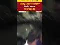 Tamil Nadu Stampede |  Vijay departs Trichy airport after Karur rally stampede leaves 31 dead