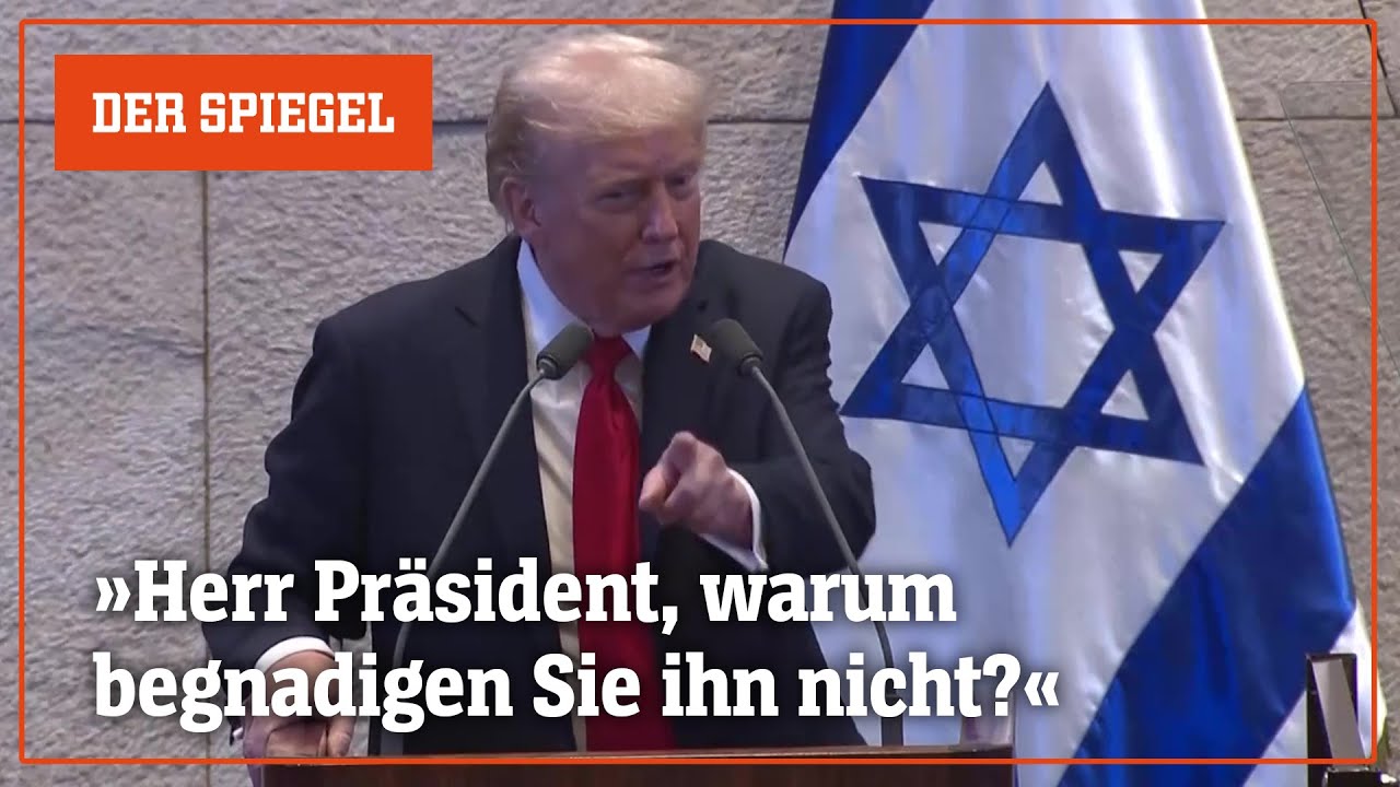 Trumps Auftritt vor der Knesset: Die freigelassenen Geiseln? Nebensache | DER SPIEGEL