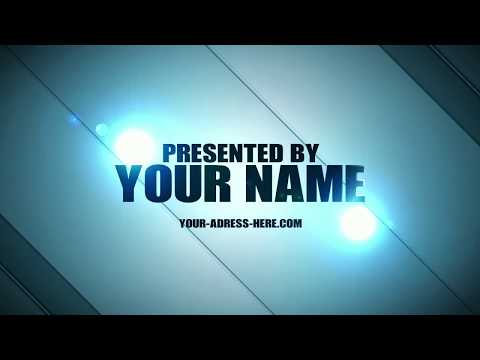 5 Intros editables para after effects cs6 / 5 for After Effects Intros editable