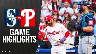 Mariners vs. Phillies Game Highlights (8/19/25) | MLB Highlights