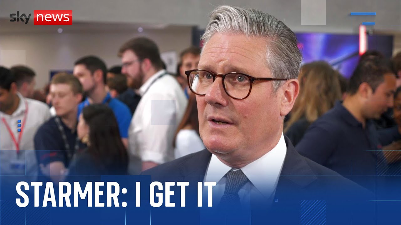 Sir Keir Starmer reacts to Runcorn by-election loss to Reform UK