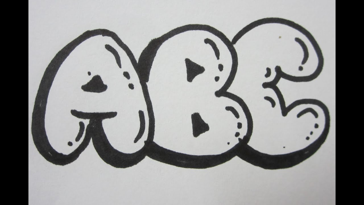 how to do bubble letters