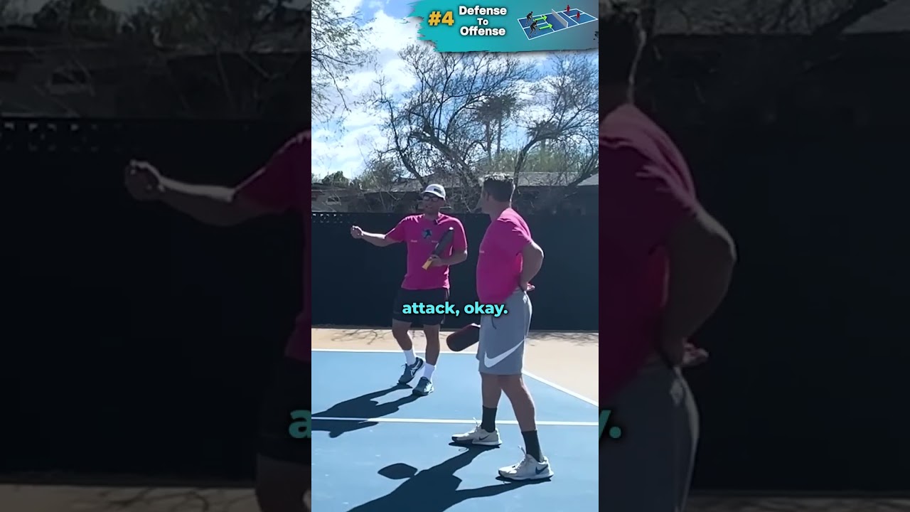 How to turn defense into offense in #pickleball