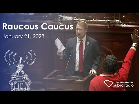 screenshot of youtube video titled Raucous Caucus | South Carolina Lede
