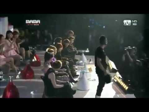 MAMA 2010 Taeyang Kiss Dara from 2NE1 HD YouTube flv