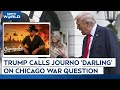 Trump At US Open | Were Not Going To War With Chicago, Trump says, After Sharing Dark Meme