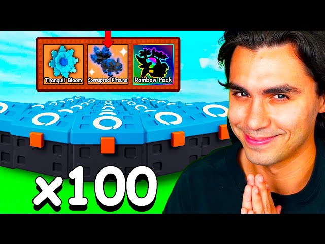 INICIEI COM 100 EXOTIC CORRUPTED BOX no GROW A GARDEN