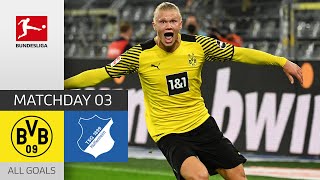 Haaland Shines in Crazy Last Minutes! | Borussia Dortmund — TSG Hoffenheim 3-2 | All Goals | MD 3
