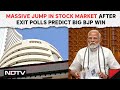 Stock Market Today | Massive Jump In Stock Market After Exit Polls Predict Big BJP Win