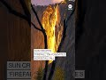 Sun creates ‘firefall’ on Yosemite’s Horsetail Fall  - 00:45 min - News - Video