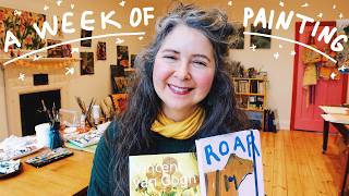 Painting Every Day for My Birthday Week 🎨 | And Sketchbook Tour