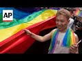 Thousands throng streets for Bangkoks annual Pride parade