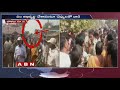 Women throw chappals at TRS candidate Thati Venkateswarlu