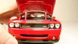 MAISTO Автомодель (1:24) 2008 Dodge Challenger красный металлик - тюнинг (31327 met. red)