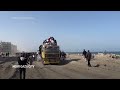 Palestinians race to collect food from aid convoy arriving in Gaza City  - 00:49 min - News - Video