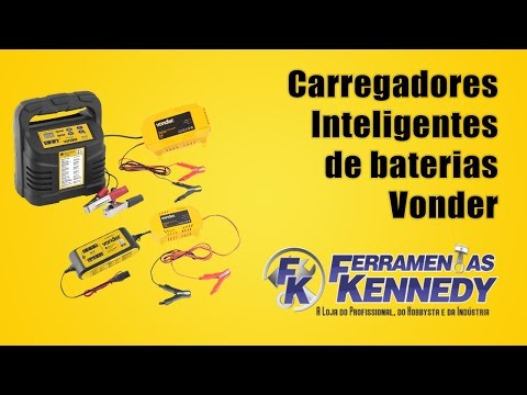 Carregador De Bateria Inteligente 20-70Ah Cib070 Vonder - 127V - Vídeo explicativo
