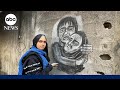 Palestinian artist in Gaza sheds light on her art amid war