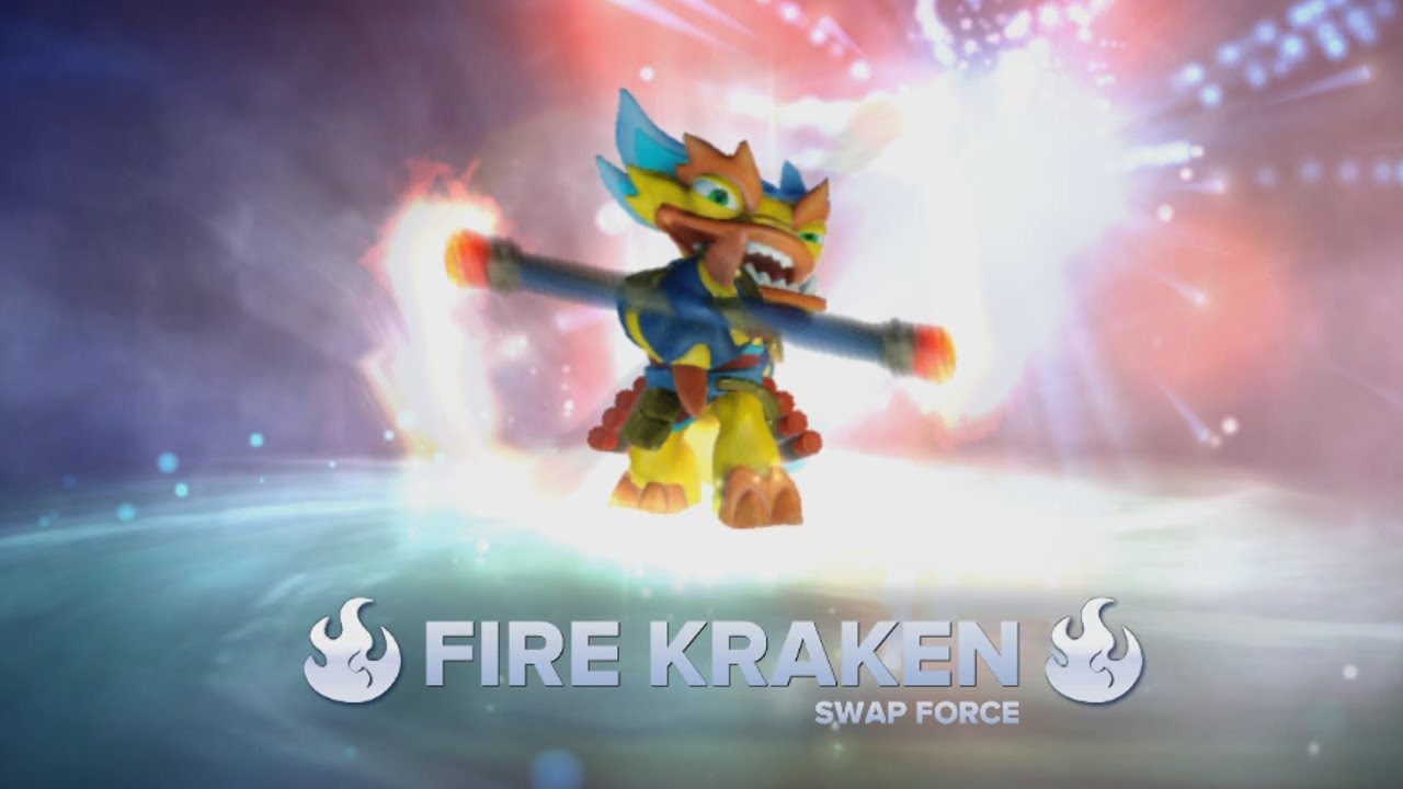 skylanders gold fire kraken