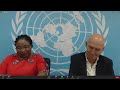 LIVE: UN agencies press conference on humanitarian crisis  - 01:38:16 min - News - Video