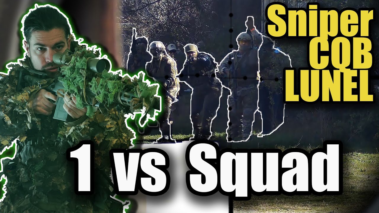 Un Sniper VS toute une Squad / Airsoft Lunel Team