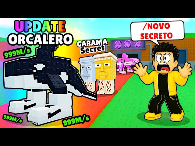 SECRETO ORCALERO ORCALA DA PRÓXIMA UPDATE NO ROUBE UM BRAINROT (SORTE INFINITA MITO)