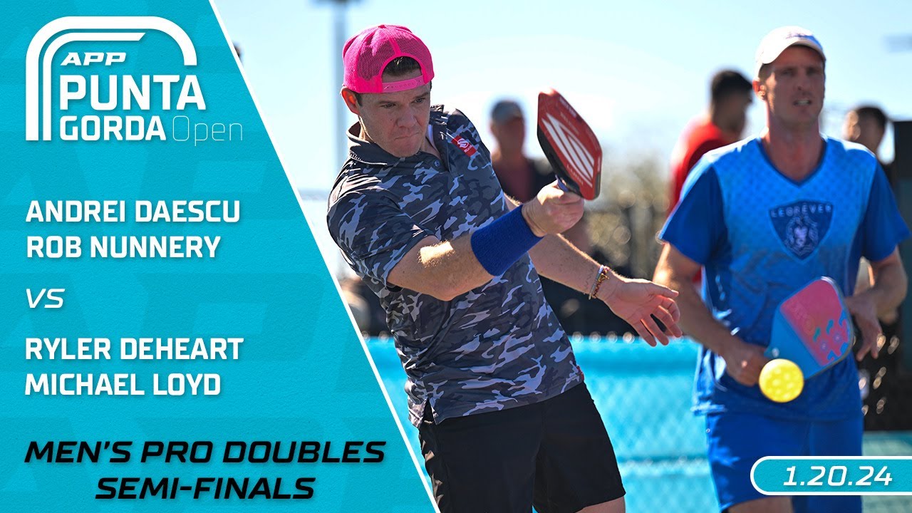 2024 APP Punta Gorda Open I Daescu/Nunnery vs. DeHeart/Loyd | Men's Doubles Semi-Finals