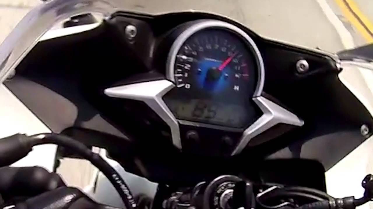 Honda cbr 250r top speed video