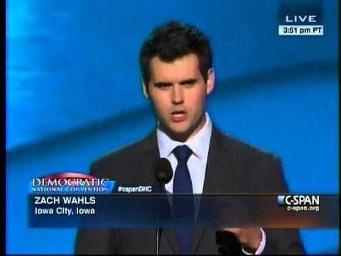  Zach Wahls Speaks at the 2012 Democratic National Convention
