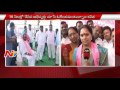 Kavitha arrives at TRS public meet