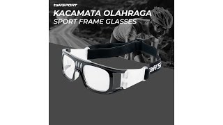 Pratinjau video produk TaffSPORT Kacamata Olahraga Sport Frame Glasses - 9833