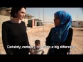Downton Abbey's Michelle Dockery meets Syrian refugees in Jordan