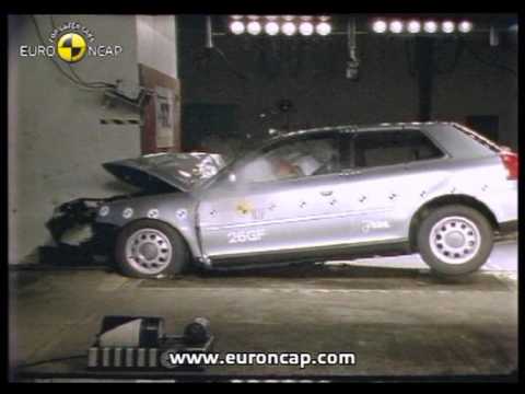 Відео краш-тесту Audi A3 Рік випуску 1996 - 2003