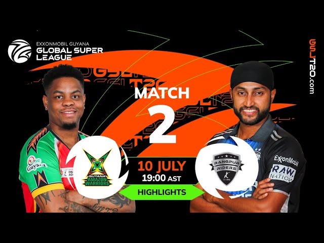 Highlights | Guyana Amazon Warriors vs Rangpur Riders | GSL 2025