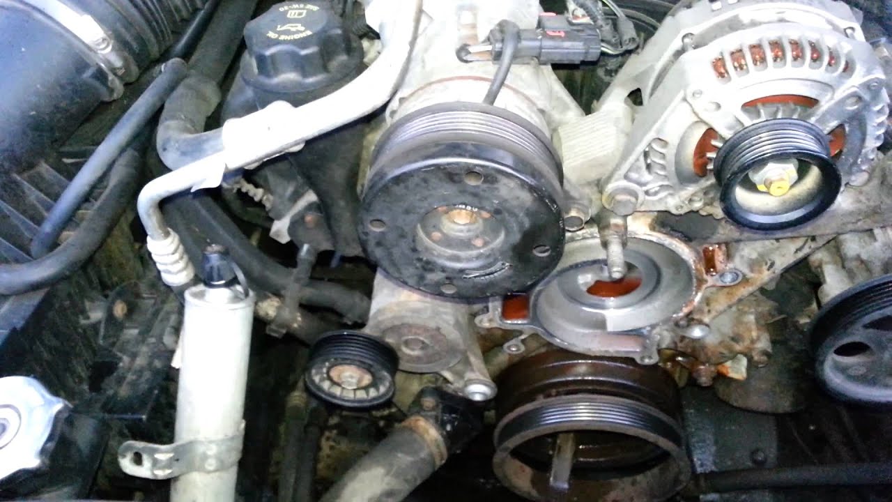 How to replace water pump jeep liberty #2